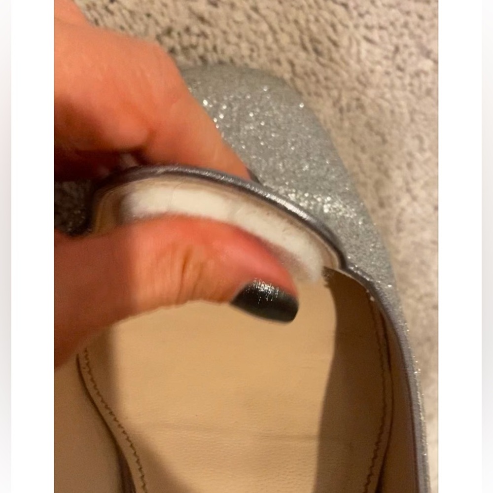 Vintage Prada Silver Sparkle Flat Loafers - Picture 16 of 16